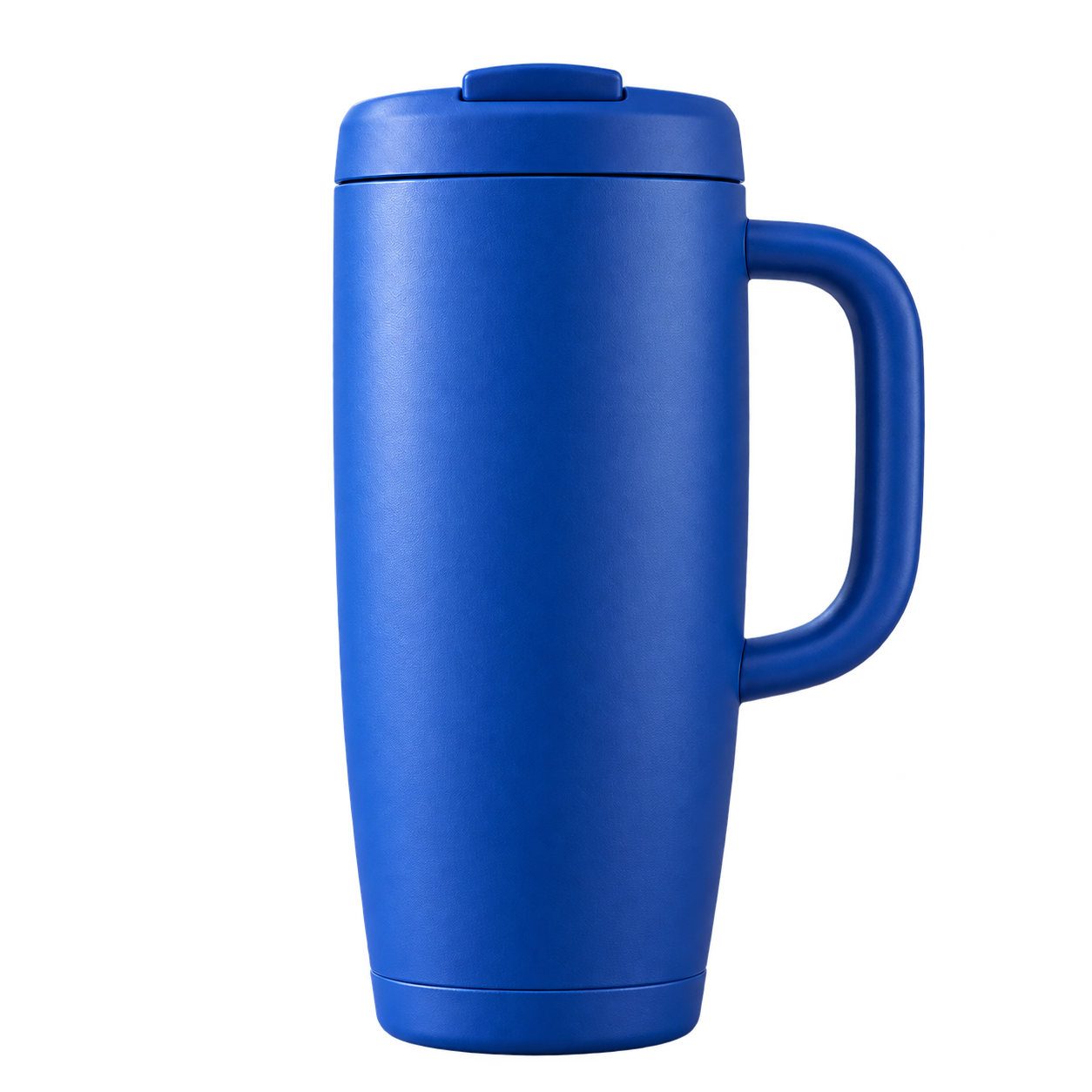 Blue tumbler isolated on a transparent background